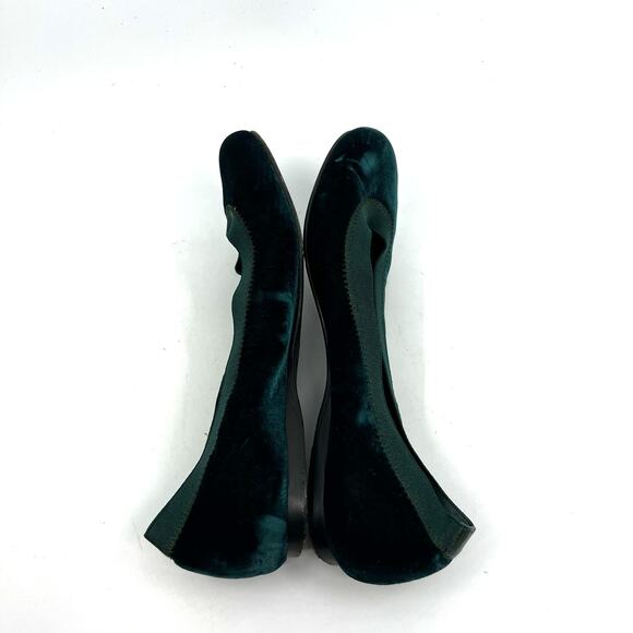 Stuart Weitzman Suede Whipstitch Trim Ballet Flats 6 US - Picture 7 of 10